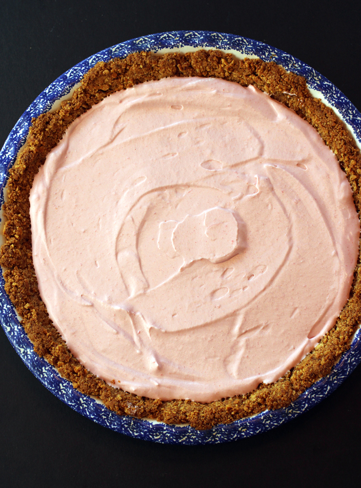 Cranberry-Pomegranate Mousse Pie For the Holidays | Food Gal