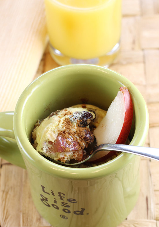 Matcha Mug Cake (Paleo, Keto, Gluten-Free) - Nom Nom Paleo®