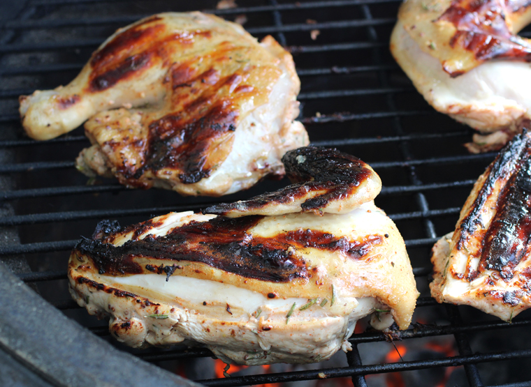 Grilled Buttermilk Chicken with Hot Paprika | Food Gal