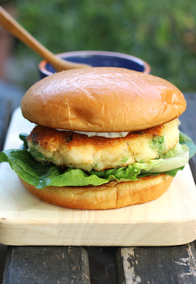 Shrimp Burger – A Couple Cooks