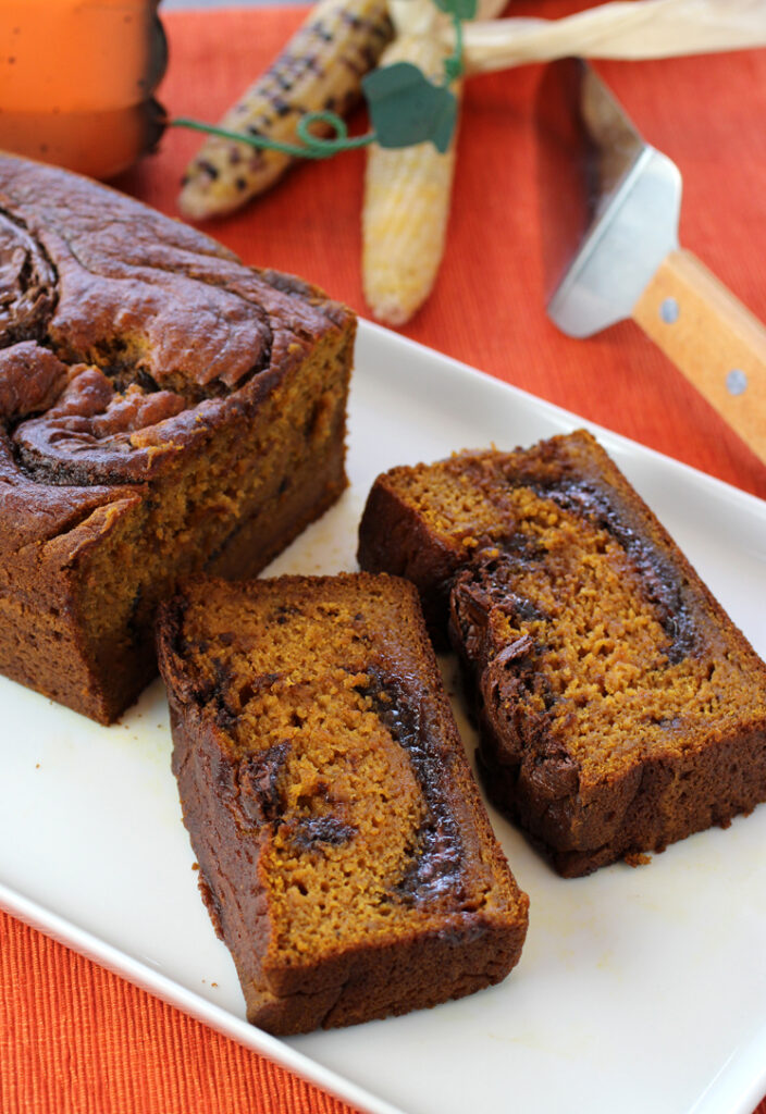 It's the great pumpkin Nutella bread, Charlie Brown.