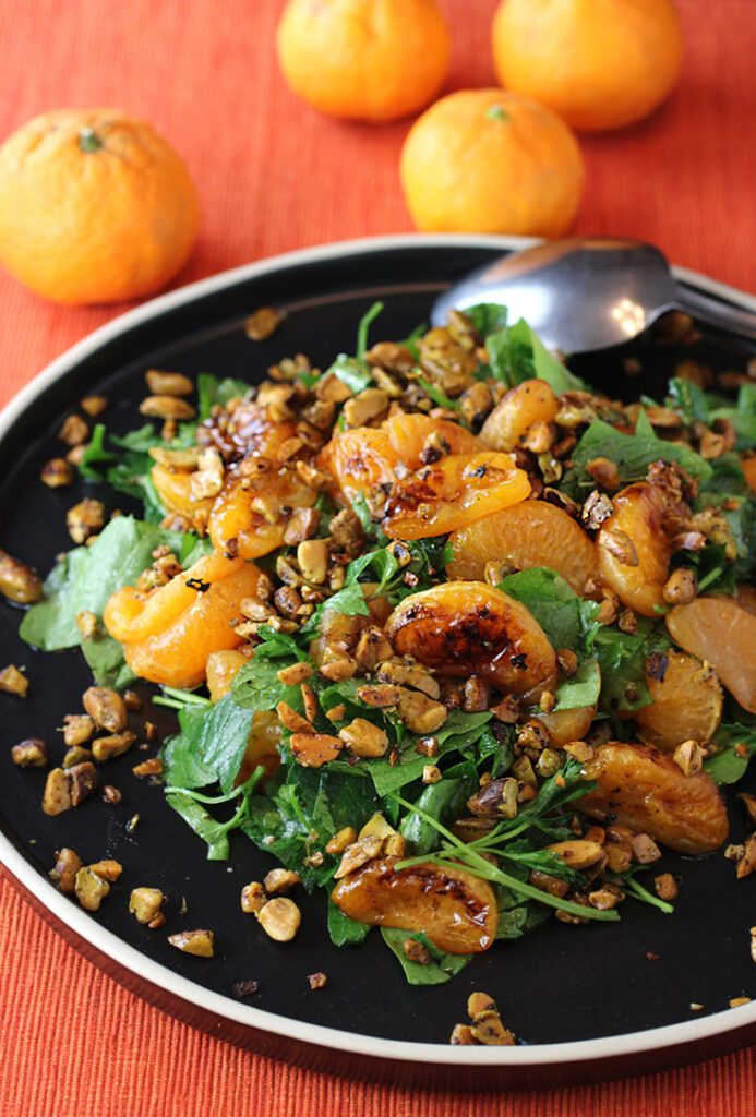 An easy, vibrant salad that makes the most of winter's juicy, sweet tangerines.