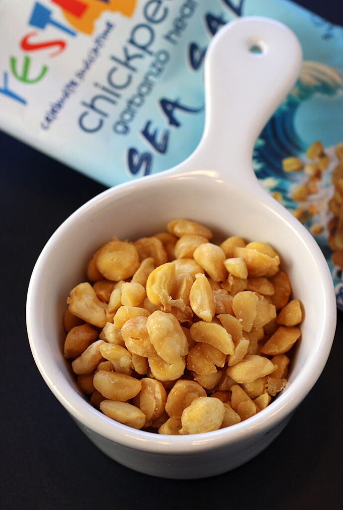 Roasted to a deep crunch, these chickpea snacks satisfy when you want a crispy nosh.